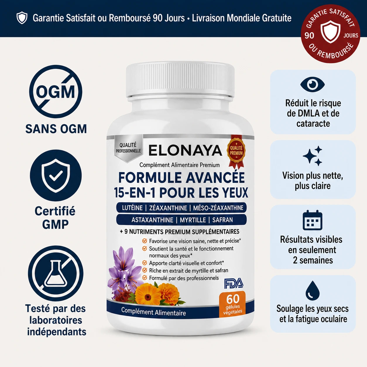Elonaya Formule Avancée Vision 15-en-1