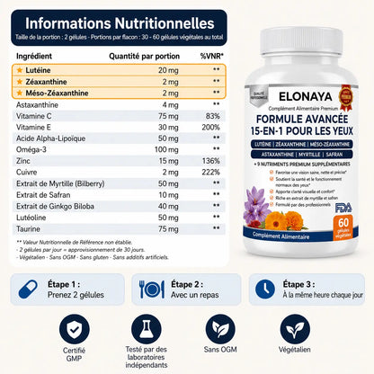 Elonaya Formule Avancée Vision 15-en-1