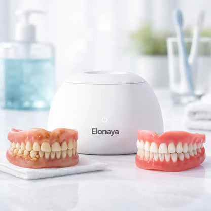 Nettoyeur à ultrasons pour dentiers – Elonaya