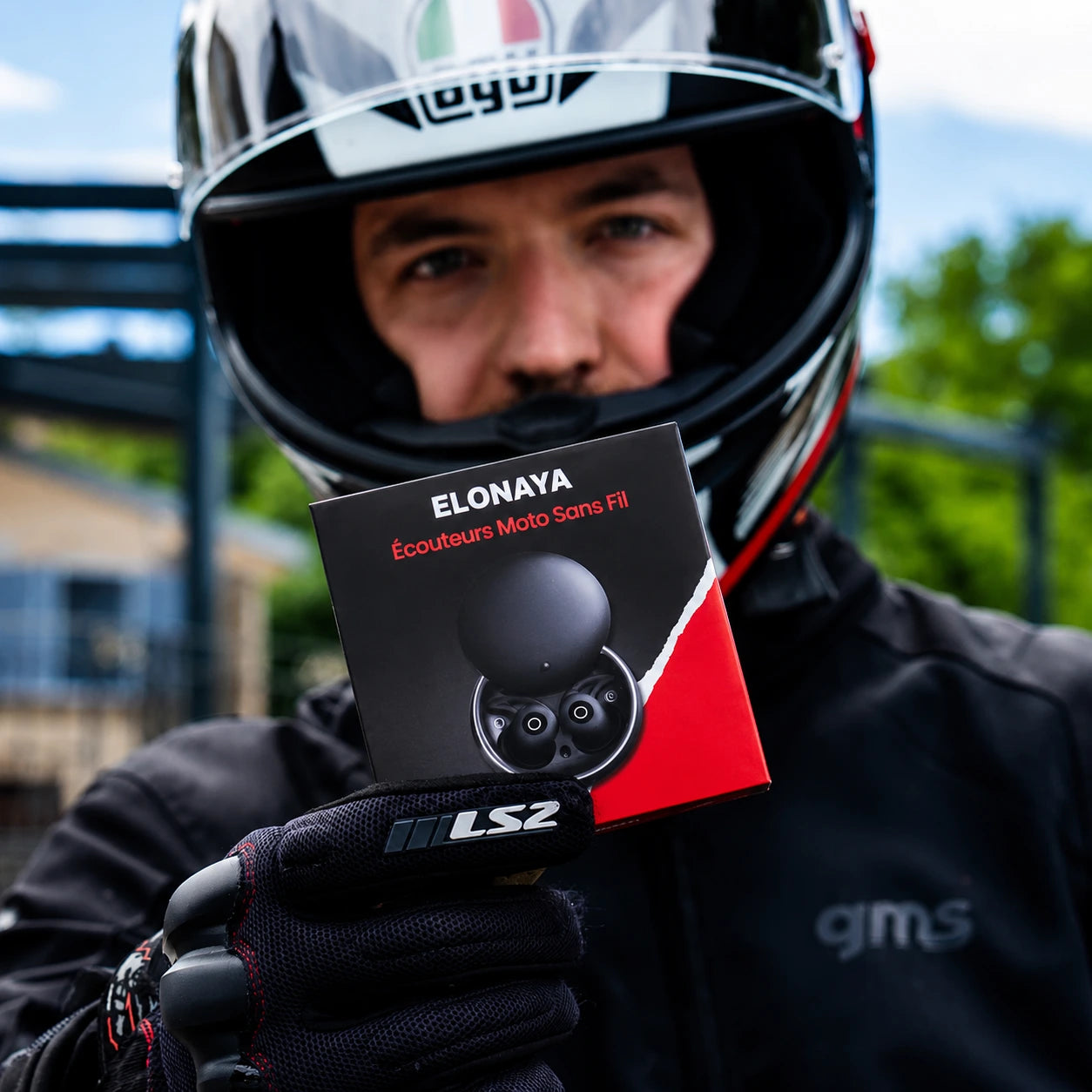 Écouteurs moto sans fil