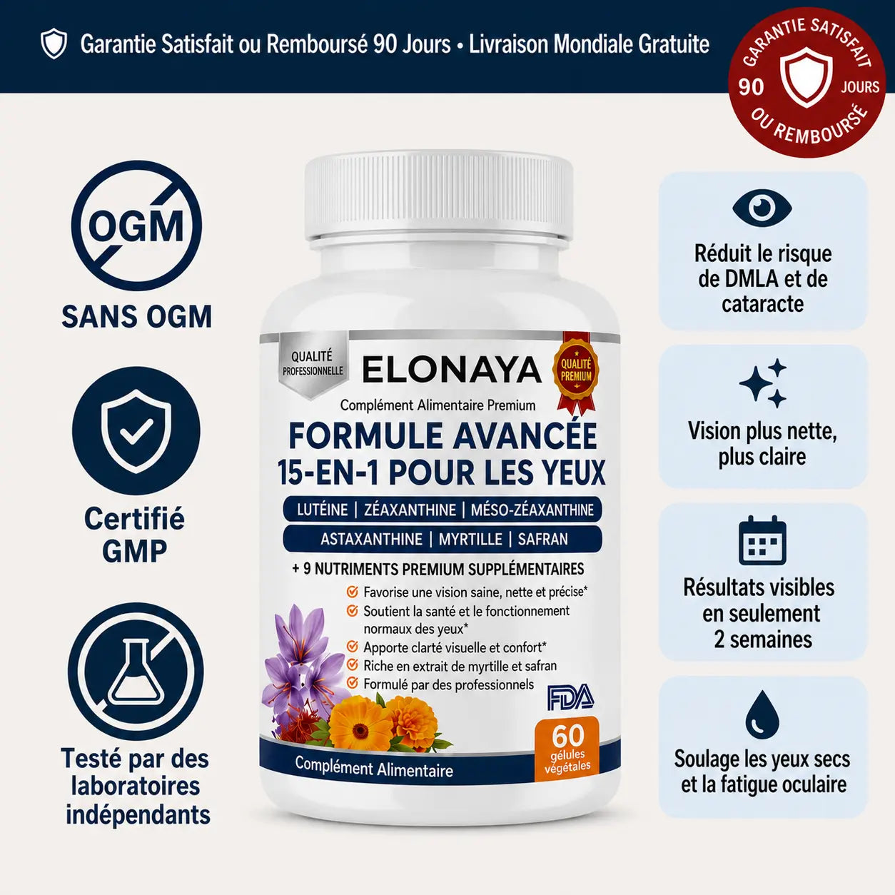 Elonaya Formule Avancée Vision 15-en-1