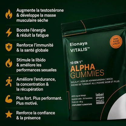 ELONAYA VITALIS™ | 10-en-1 Vitalité Masculine
